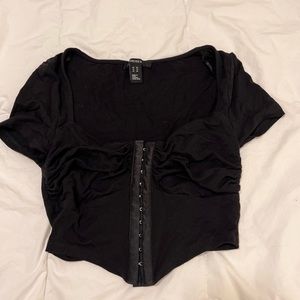 black going out womens top from forever 21 size XS